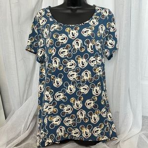 Lularoe Mickey Mouse Simply Comfortable Top
